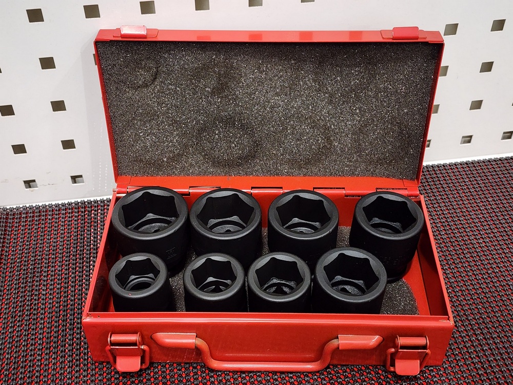 3/4" dr. SAE impact socket 8 pc set